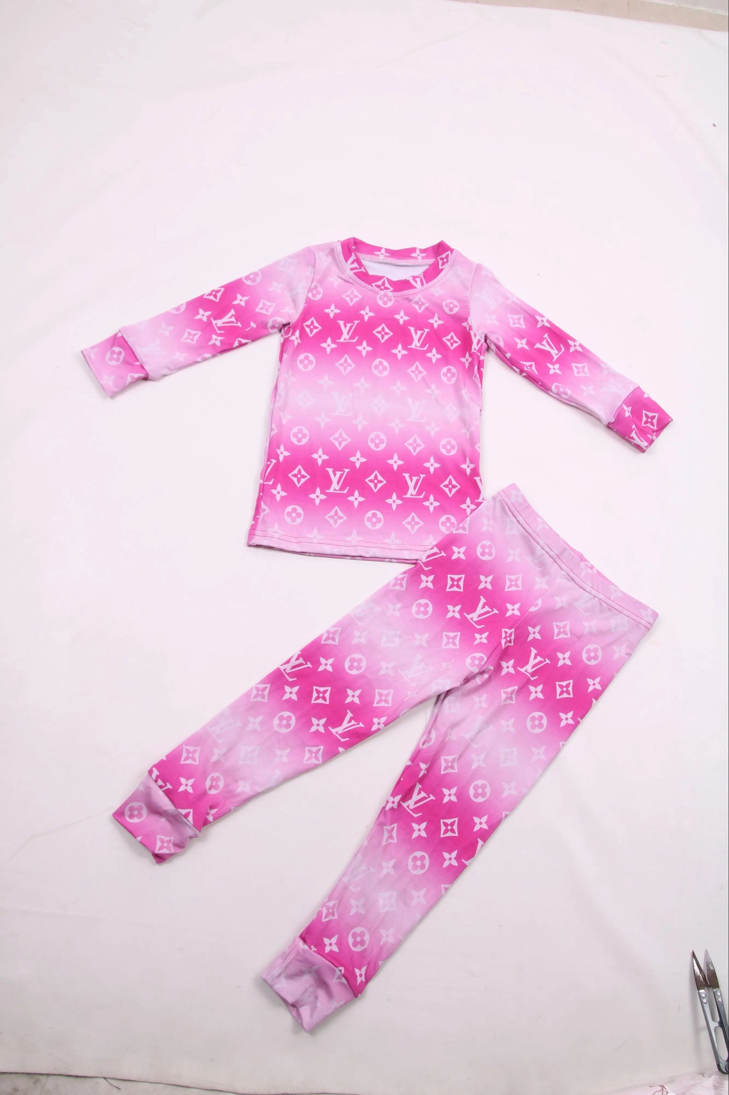 Pink Ombre L Bamboo 2pc PJ Set