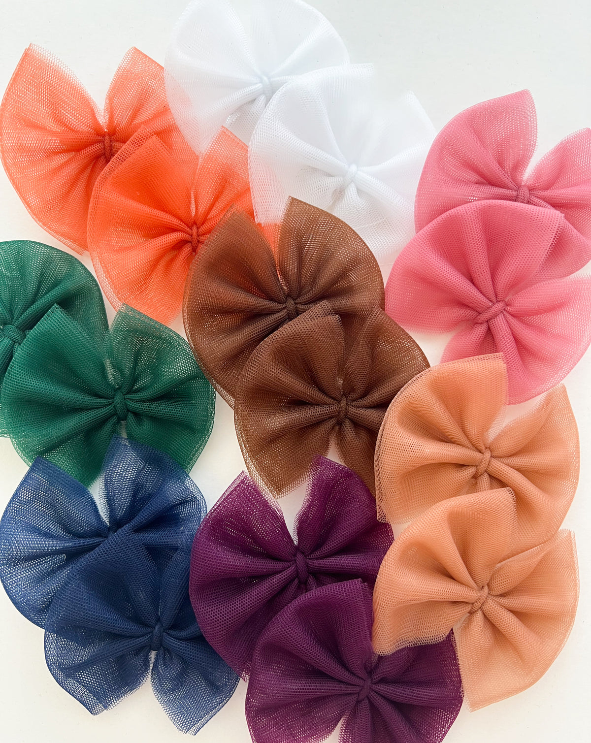 Colored Tulle Piggies