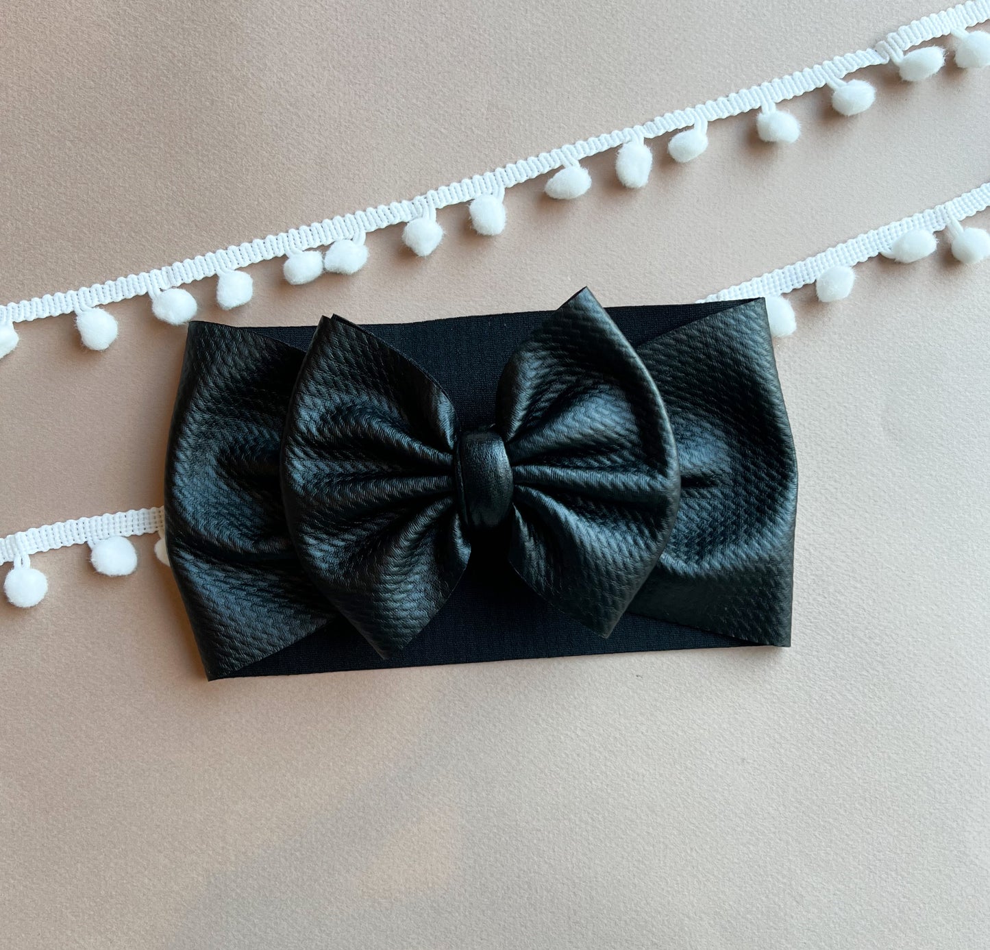 Solids: Black Leather